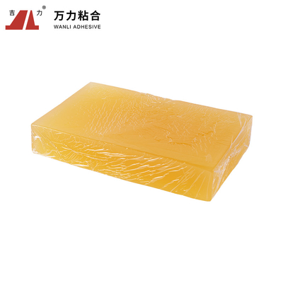 กาวไวต่อแรงกดละลายสีเหลืองแข็ง TPR PSA Adhesive TPR-6559S