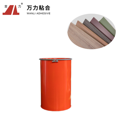 กาวร้อนละลายเคลือบแบนสีเหลืองอ่อน 4000 Cps Solid PUR PUR-2580