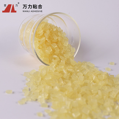 4800 Cps EVA กาวร้อนละลายสีเหลืองแข็งเป็นขุย EVA-C-21