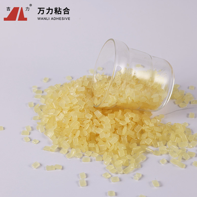 4800 Cps EVA กาวร้อนละลายสีเหลืองแข็งเป็นขุย EVA-C-21