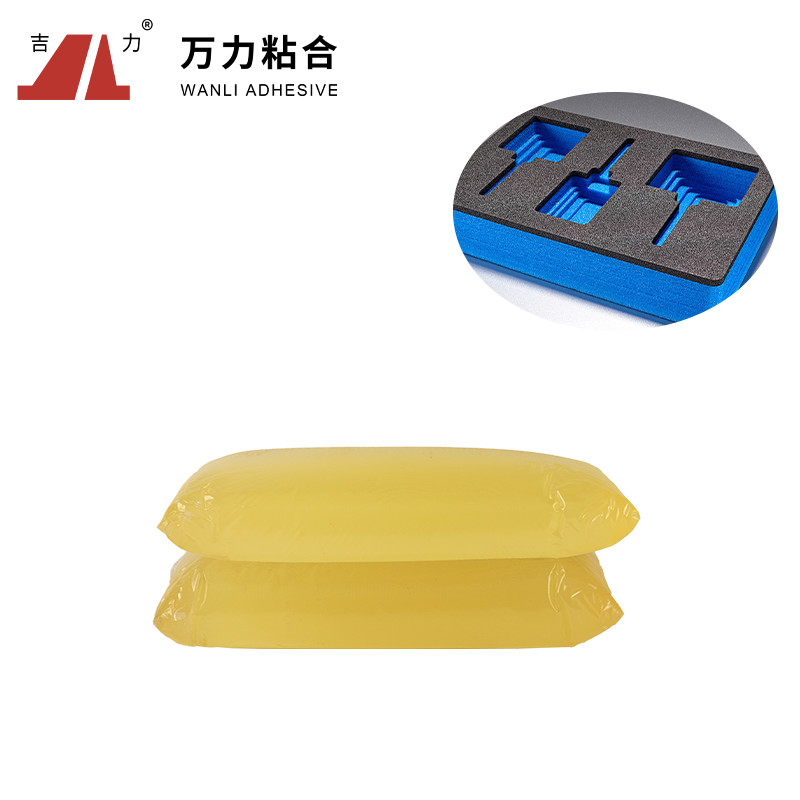 บรรจุภัณฑ์สีเหลือง TPR กาวร้อนละลายกาวร้อนแข็งสำหรับโพรพิลีน TPR-204B