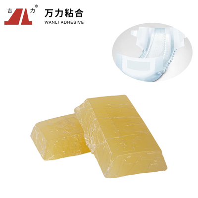 กาวติดผ้าอ้อม Hot Melt Pressure Sensitive Adhesives Yellow Hot Melt TPR-6258AS