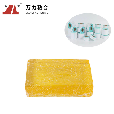กาวร้อนละลายแรงดันแข็ง 9500 Cps กาวร้อนใสสีเหลือง TPR-4376A