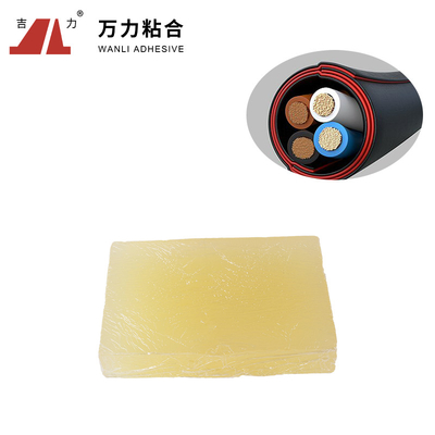 สีเหลืองรถสายไฟอะคริลิคกาวร้อนละลาย TPR ความร้อนละลายกาว TPR-6136B-S1